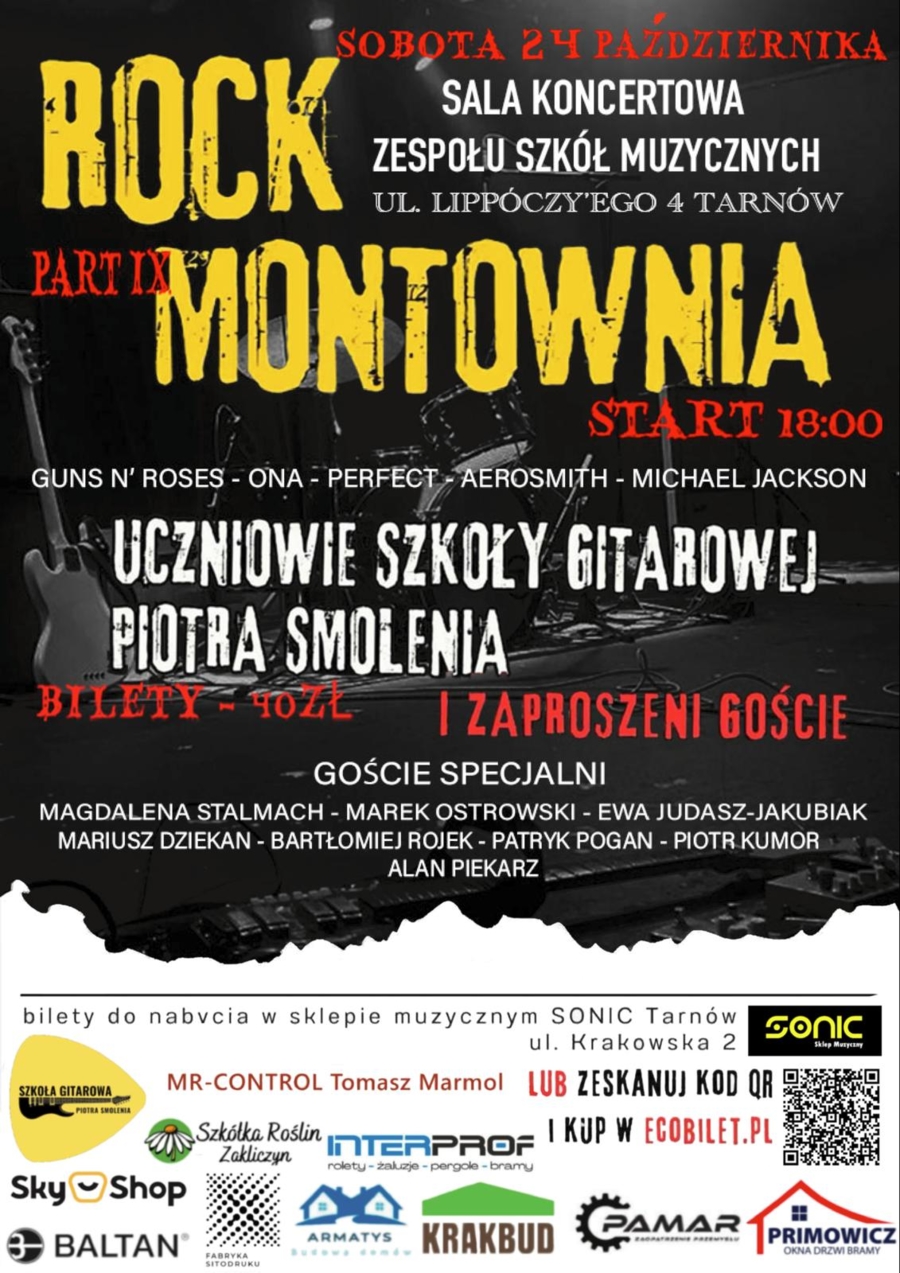 Plakat koncertu "Rock Montownia - part 9"